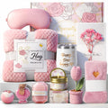 Spa Gift Set with Blanket, Tumbler, Eye Mask, Fuzzy Socks V519