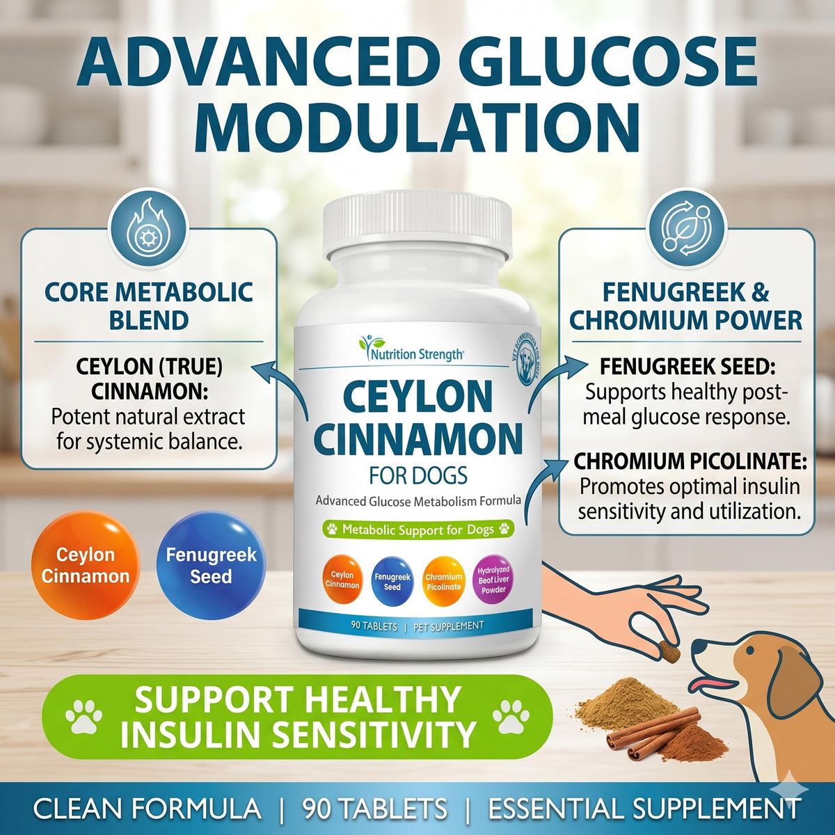 Cinnamon 90 Tablets V400