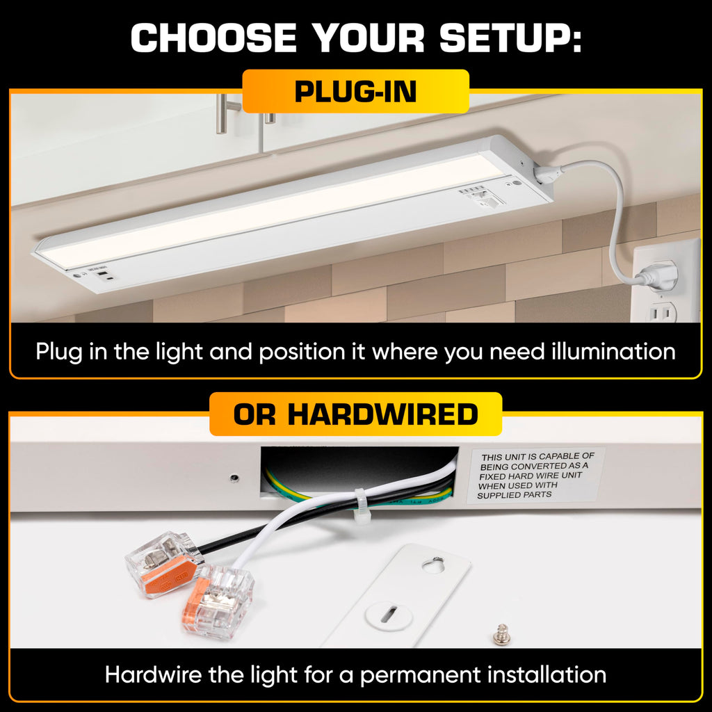 LED Under Cabinet Lighting 24 Inch White T44964