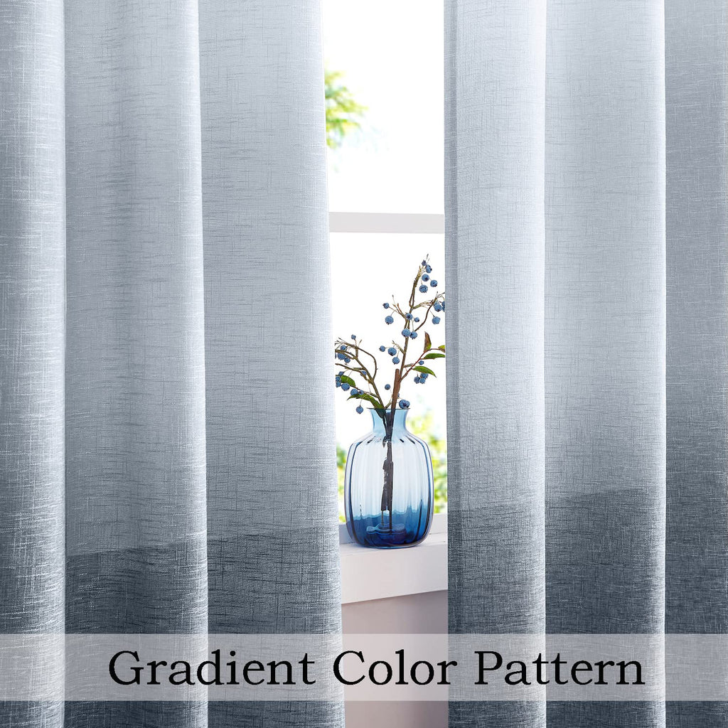 Ombre Grommet Curtain 100"x84" A7457