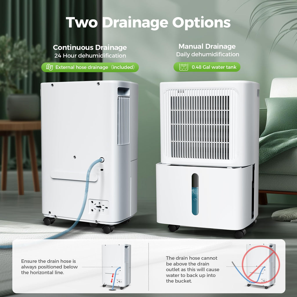 2,500 Sq.Ft 34 Pint Dehumidifier B339