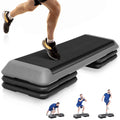 43 Inch Adjustable Aerobic Step Platform with 4 Risers R3571