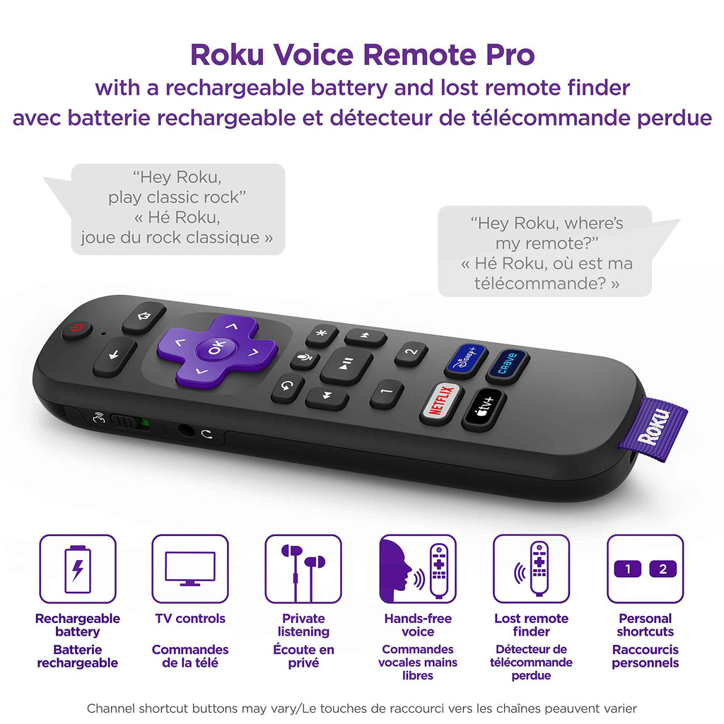 4K HDR Streaming Player with Voice Remote and HDMI Cable X3164