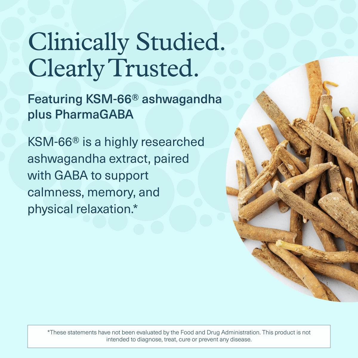 Ashwagandha + GABA 60 Vegetarian Capsules U776