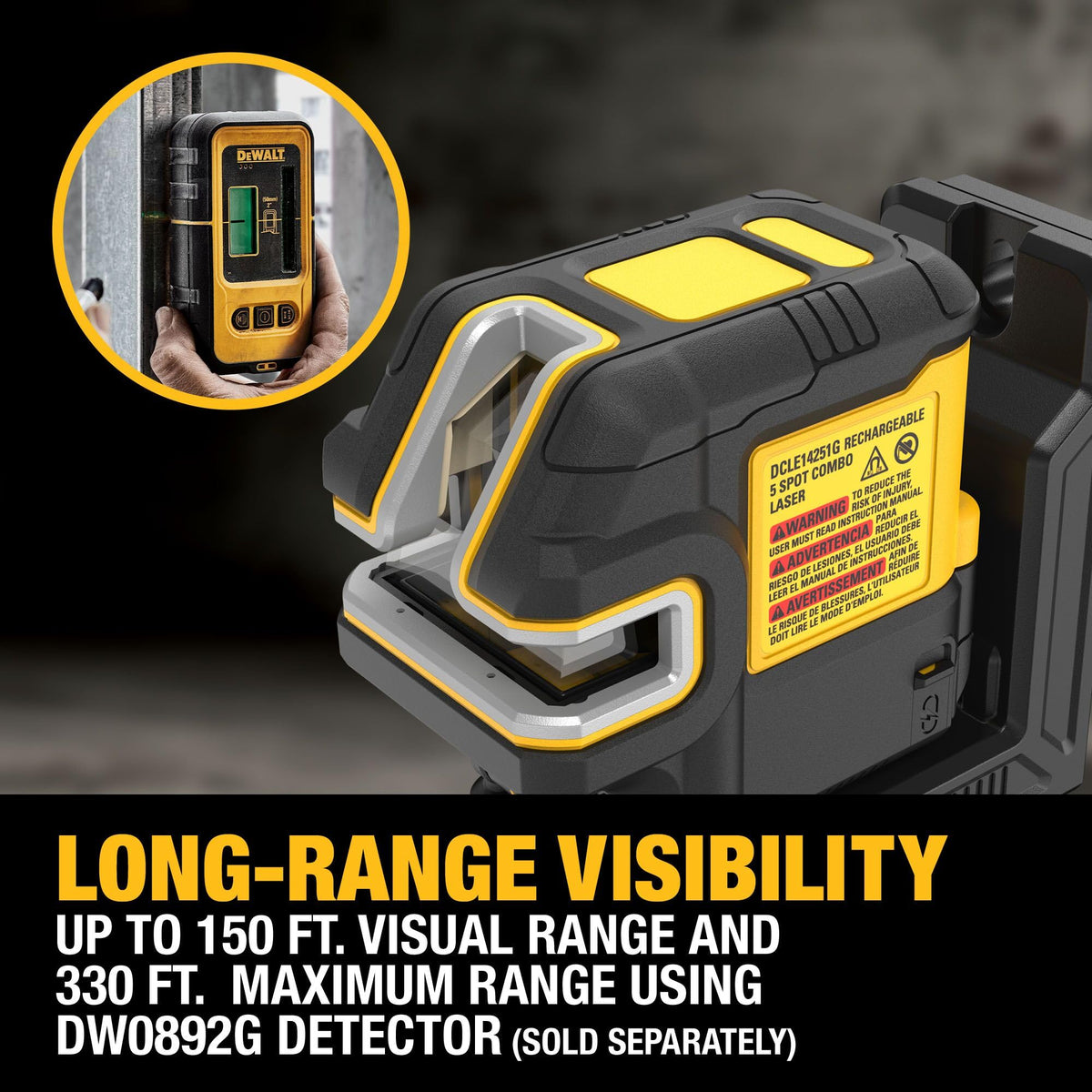 Green 5 Spot and Cross Line Laser E2897
