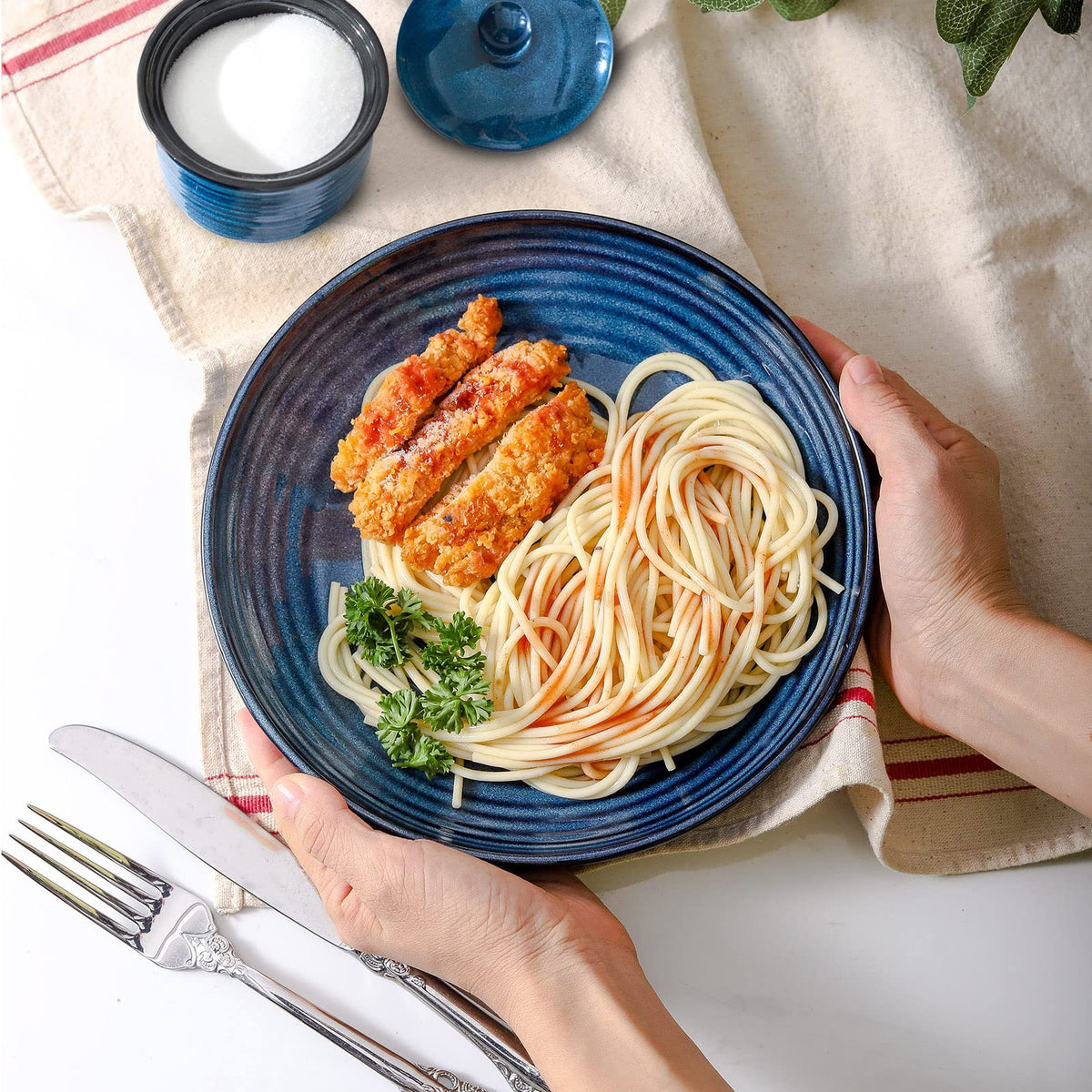 32 Oz Ceramic Serving Bowls Set of 4 H910