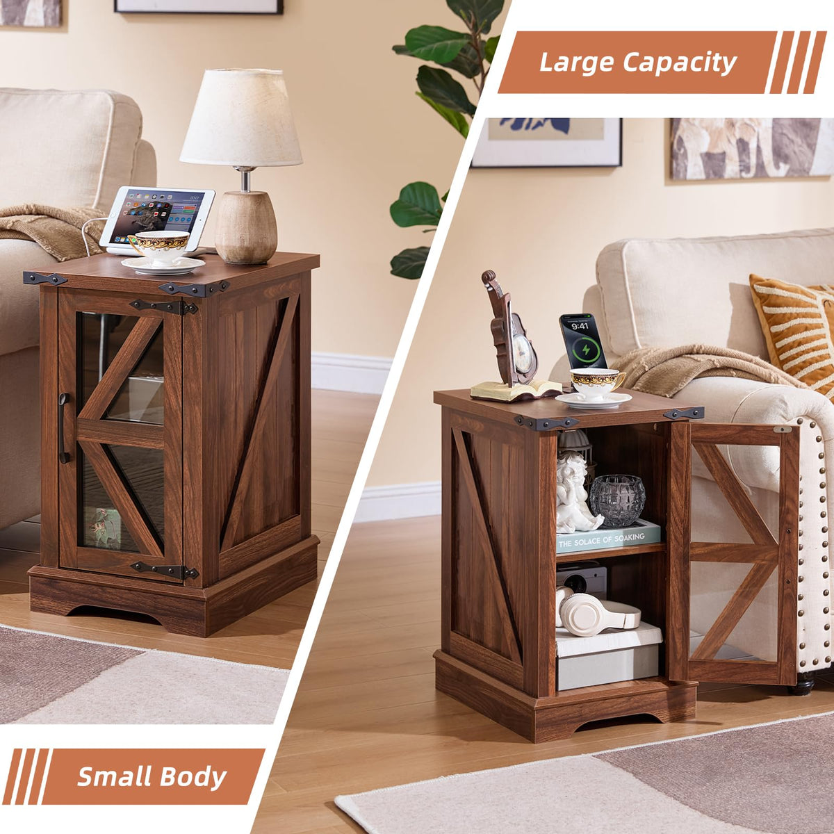 End Table Set 2 with Charger C779812