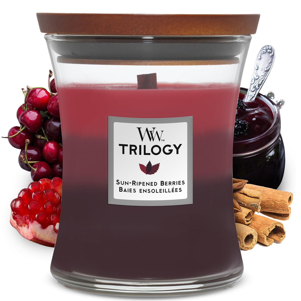 Scented Trilogy Candle with Crackling Wick C8912
