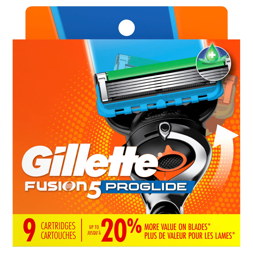 5-Blade Razor Refills, 9 Count G7696