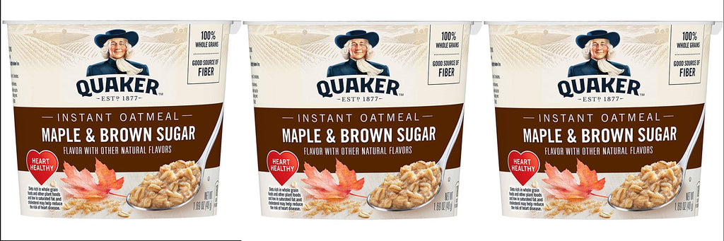 Instant Oatmeal Maple Brown Sugar 1.69oz Pack of 3 U979