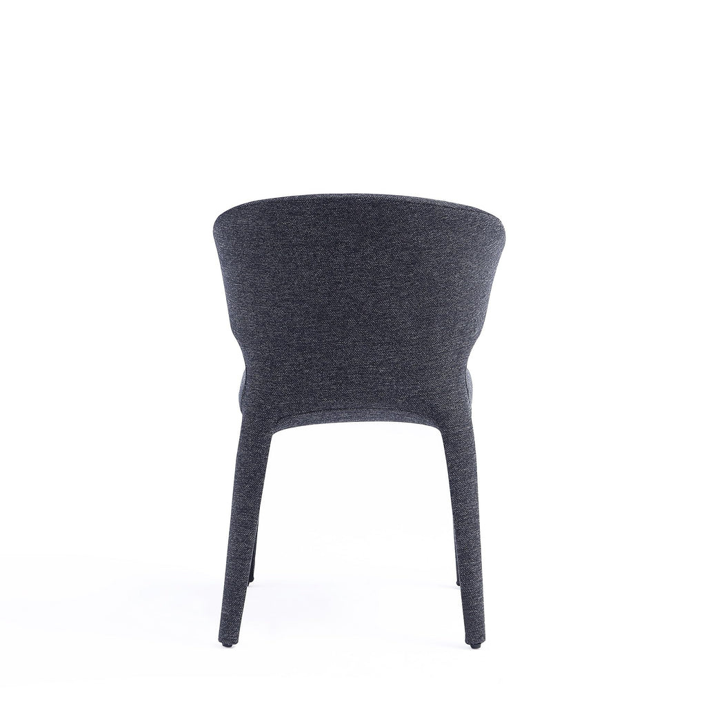 Black Upholstered Dining Chairs Set of 4 H1902