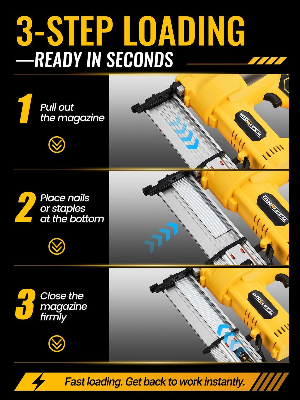 2-in-1 Brad Nailer Staple Gun N85879