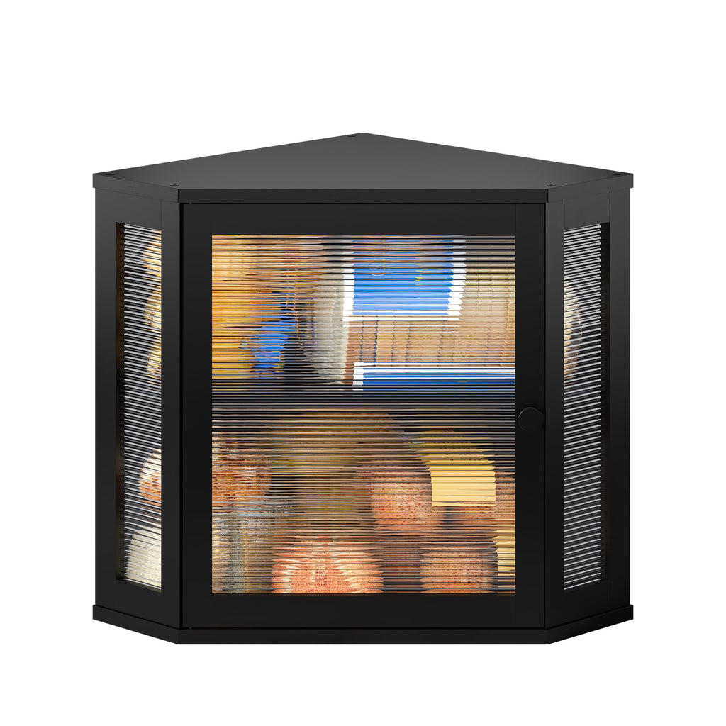 Black Medium Double Layer Bamboo Bread Box B882726