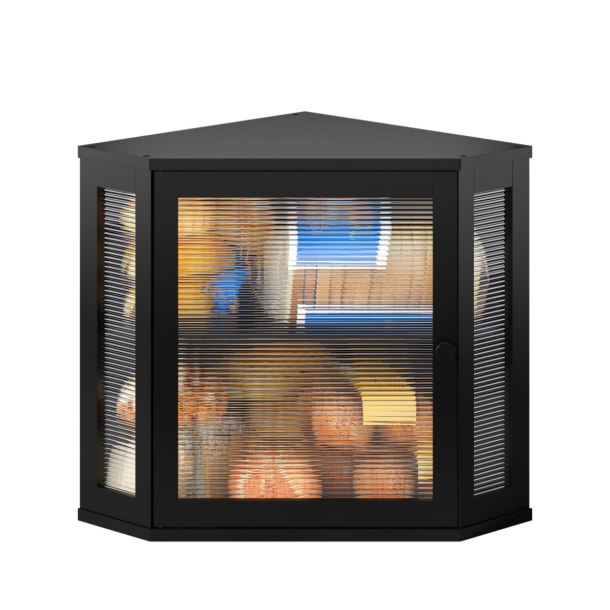 Black Medium Double Layer Bamboo Bread Box B882726