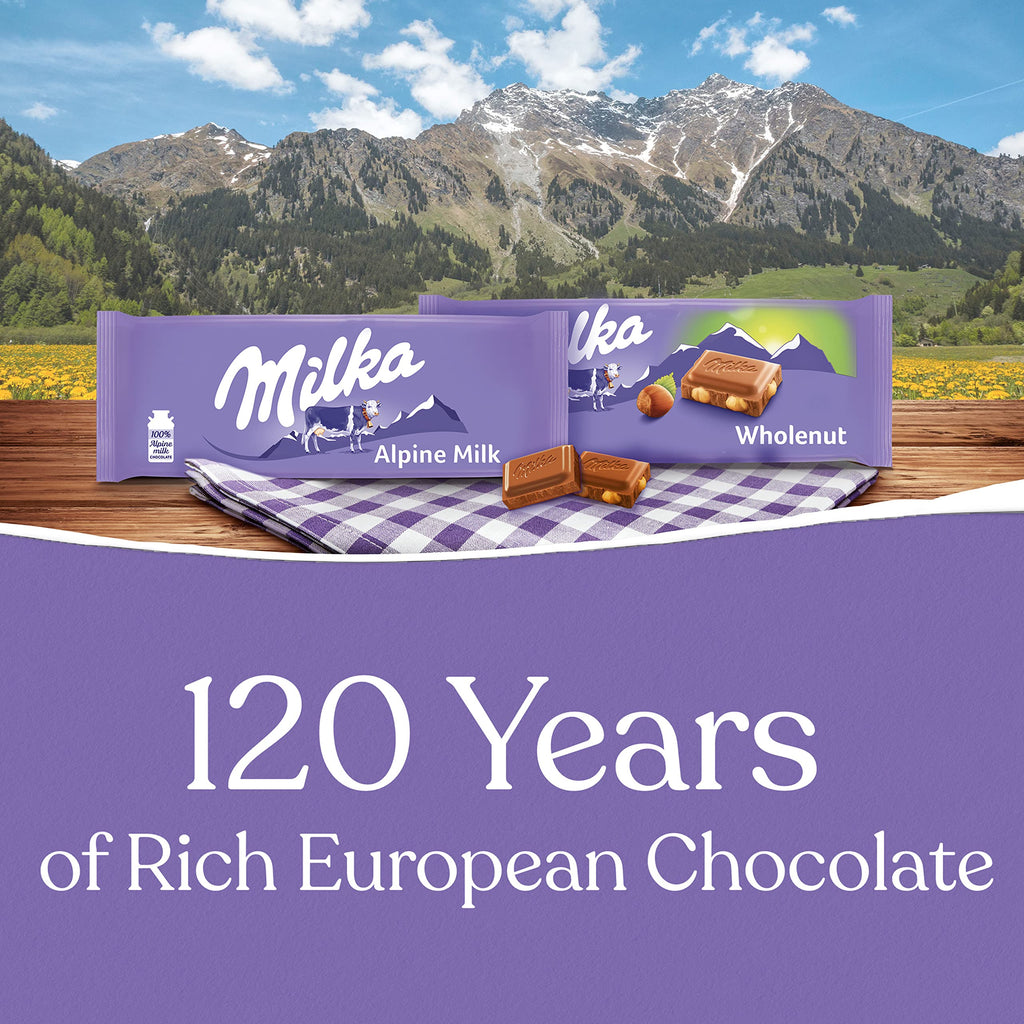 Chocolate Bars Variety Pack, Alpine Milk & Hazelnut, 10 - 3.52 oz Bars G371963