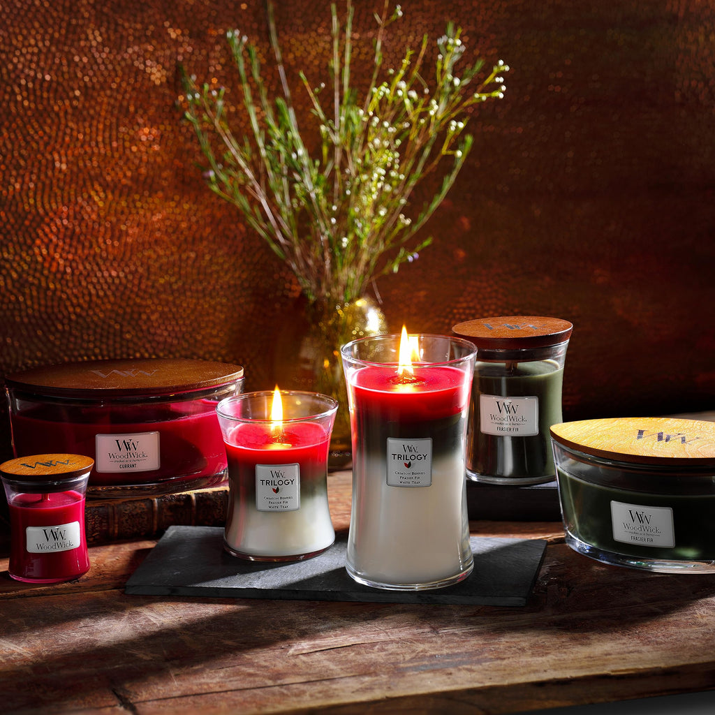 Scented Trilogy Candle with Crackling Wick C8912