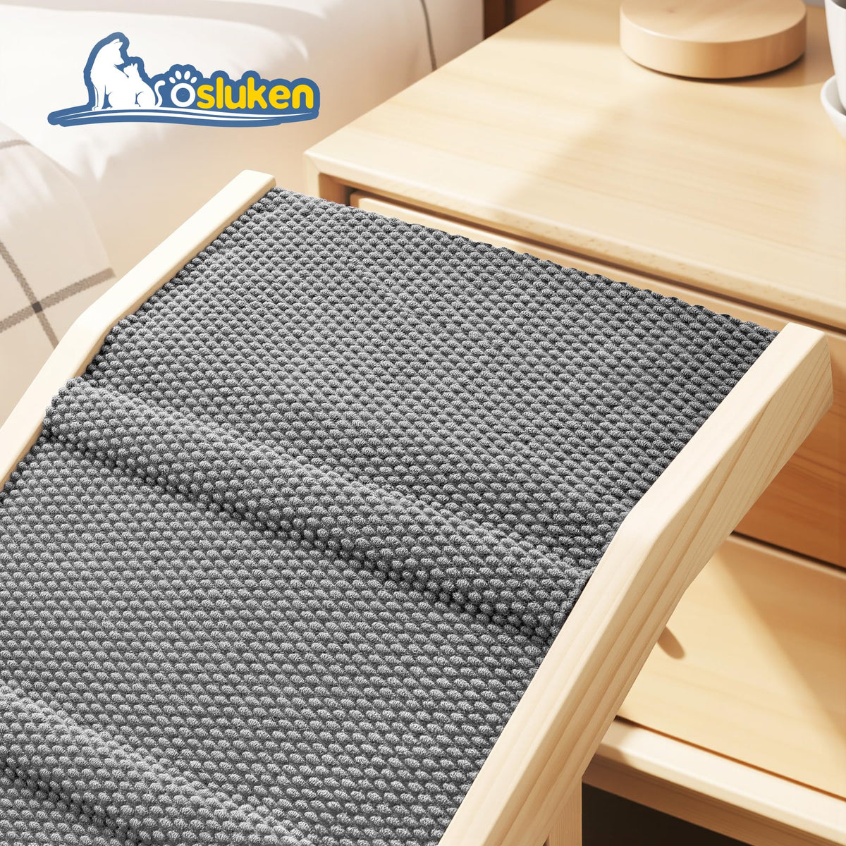 Foldable Dog Ramp with Platform 6 Adjustable Heights P748