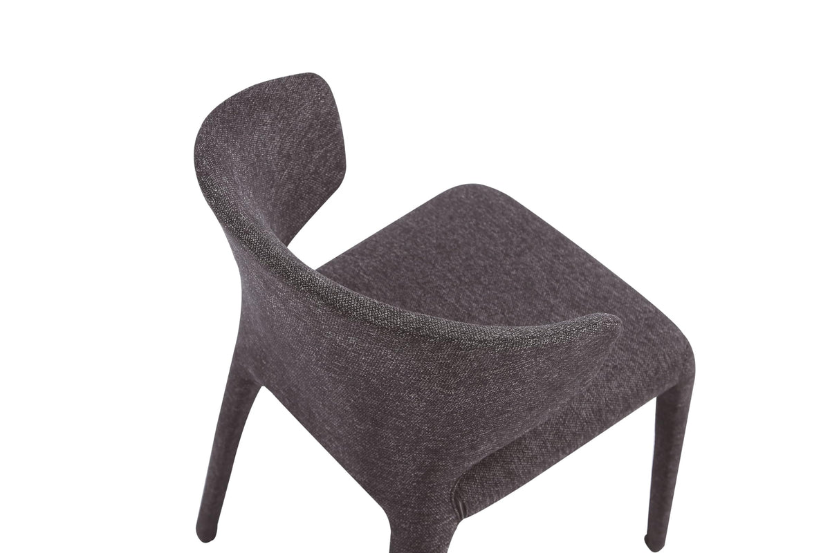 Black Upholstered Dining Chairs Set of 4 H1902