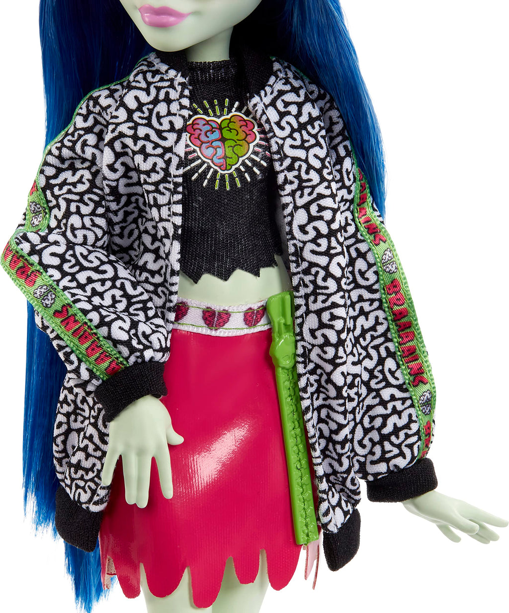 Blue Hair Posable Doll with Pet and Accessories W24955
