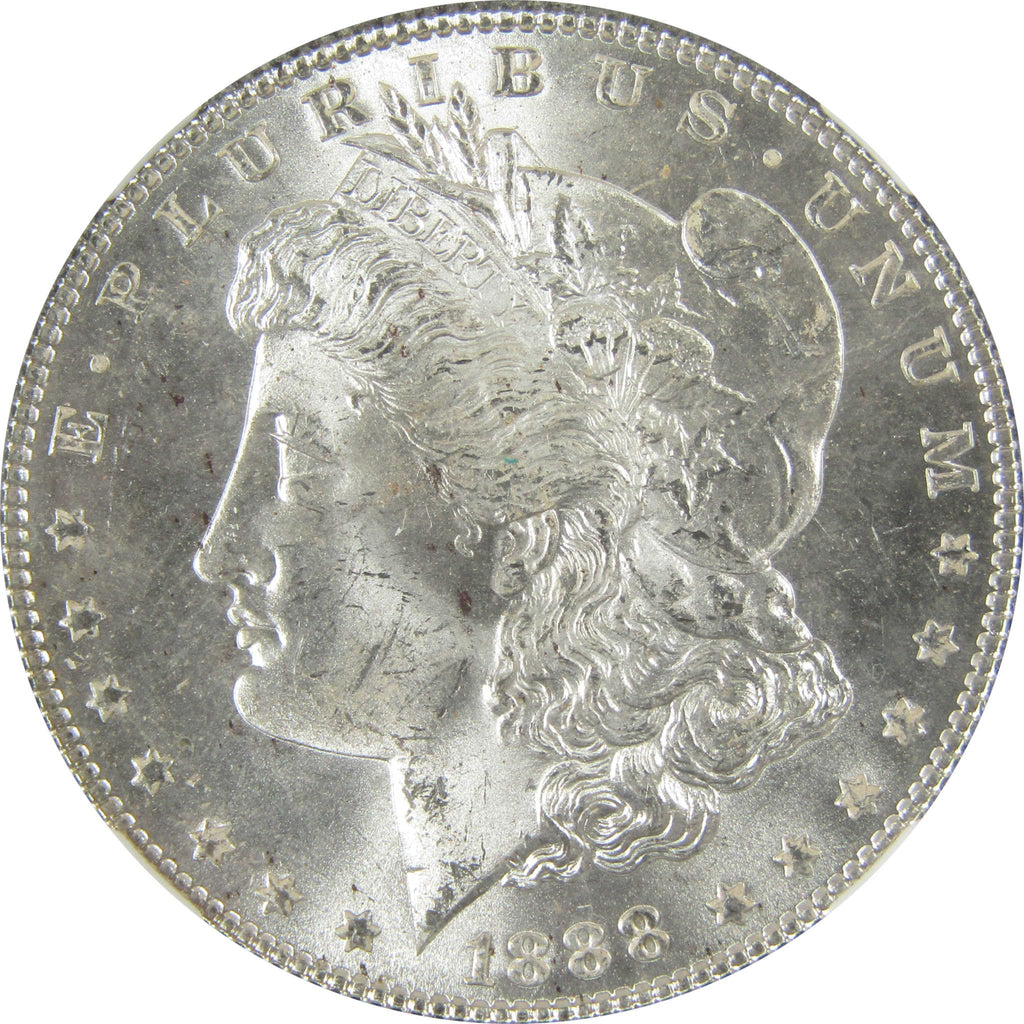 1888 Morgan Silver Dollar MS 64 Uncirculated $1 Coin Z319