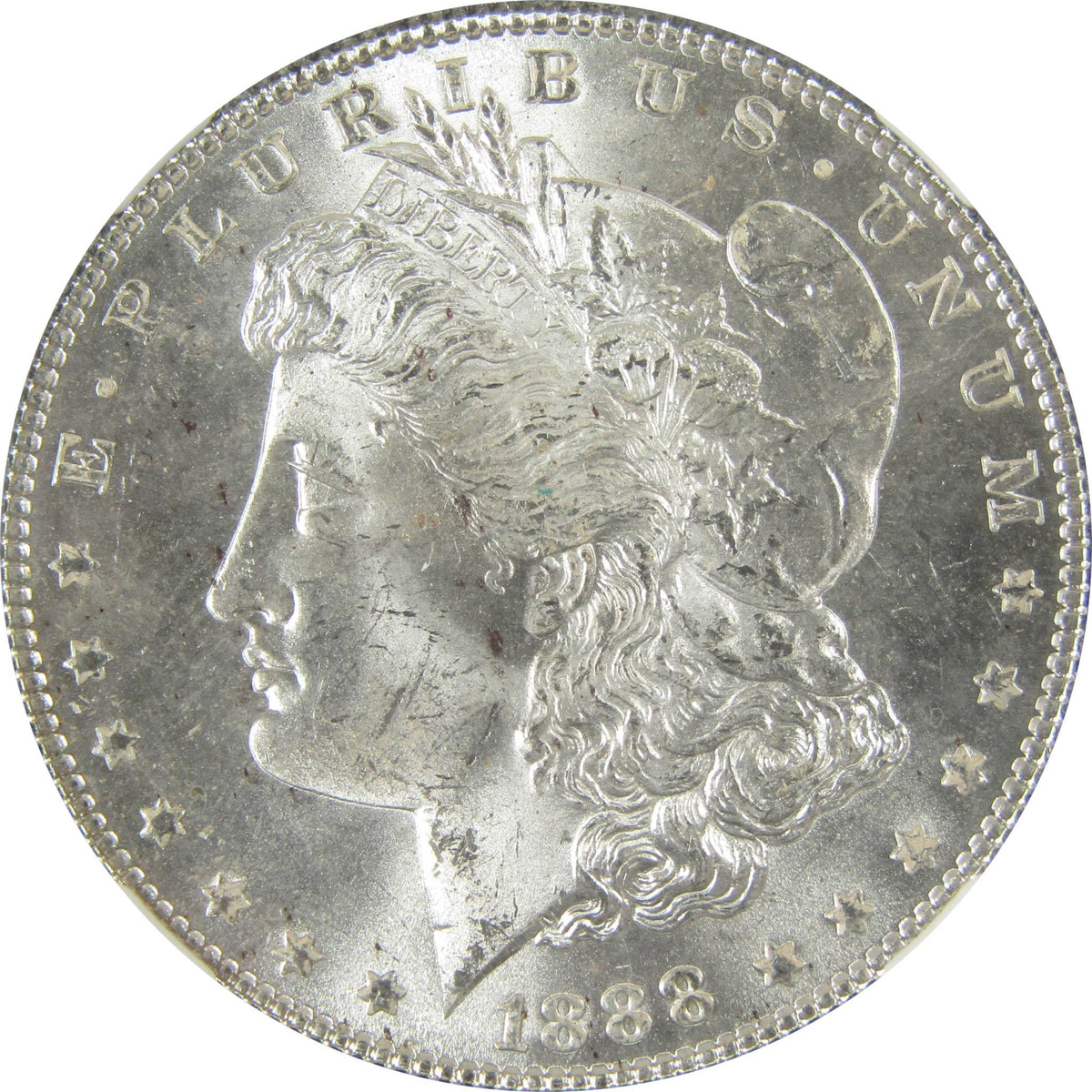 1888 Morgan Silver Dollar MS 64 Uncirculated $1 Coin Z319