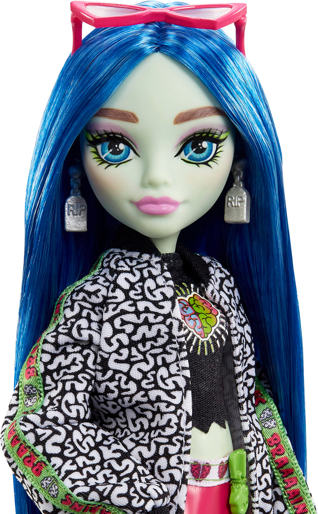 Blue Hair Posable Doll with Pet and Accessories W24955